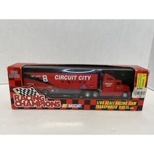 Racing Champions 1996 NASCAR 1/64 Hut Stricklin 8 Circuit City Transporter 03400
